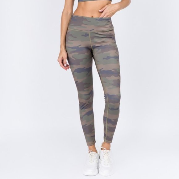 High Rise Camouflage Leggings - Picture 3 of 3